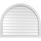 Ekena Millwork Round Top Surface Mount PVC Gable Vent: Functional, w/ 2"W x 2"P Brickmould Sill Frame, 38"W x 32"H GVPRT38X3203SF - alternate 1